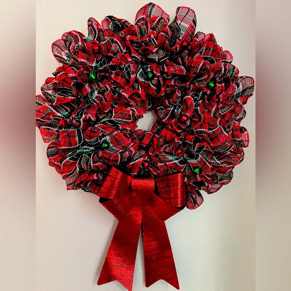 Christmas bell wreath